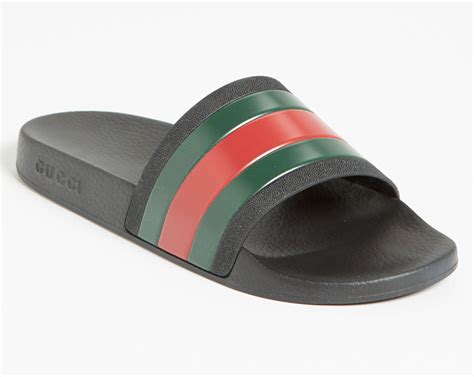 diamond gucci slides fake|Gucci knockoff slides for men.